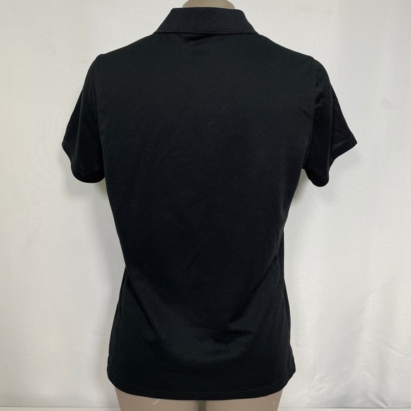 Lexus Embroidered Logo Clique Black Pique Polo Shirt Women's MEDIUM - Picture 6 of 12
